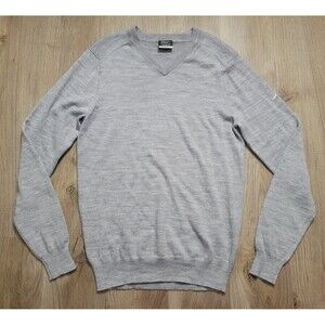 Nike Golf Tour Performance V neck pull over Sweater Golf Dress Gray size small